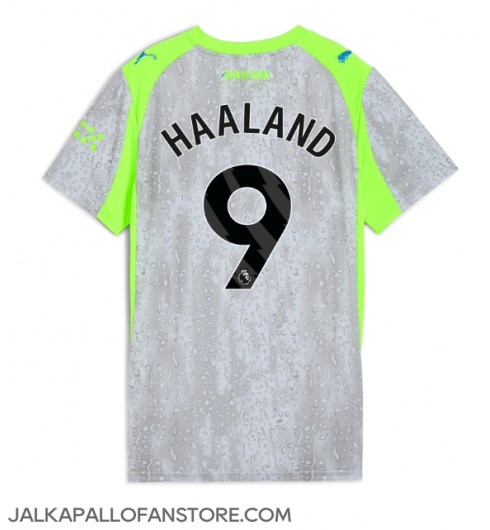 Manchester City Erling Haaland #9 Kolmaspaita Naisten 2025-26 Lyhythihainen Manchester City Erling Haaland #9 Kolmaspaita Naisten 2025-26 Lyhythihainen